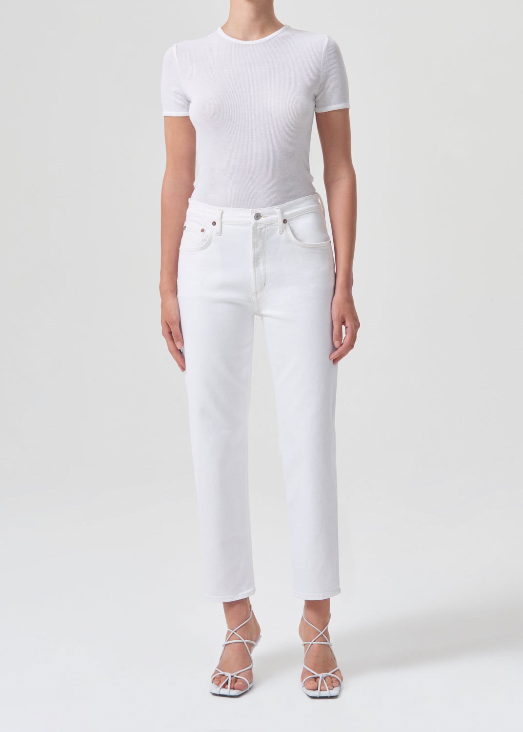 AGOLDE Jeans Coupon Code Kye Mid Rise Straight Crop Stretch