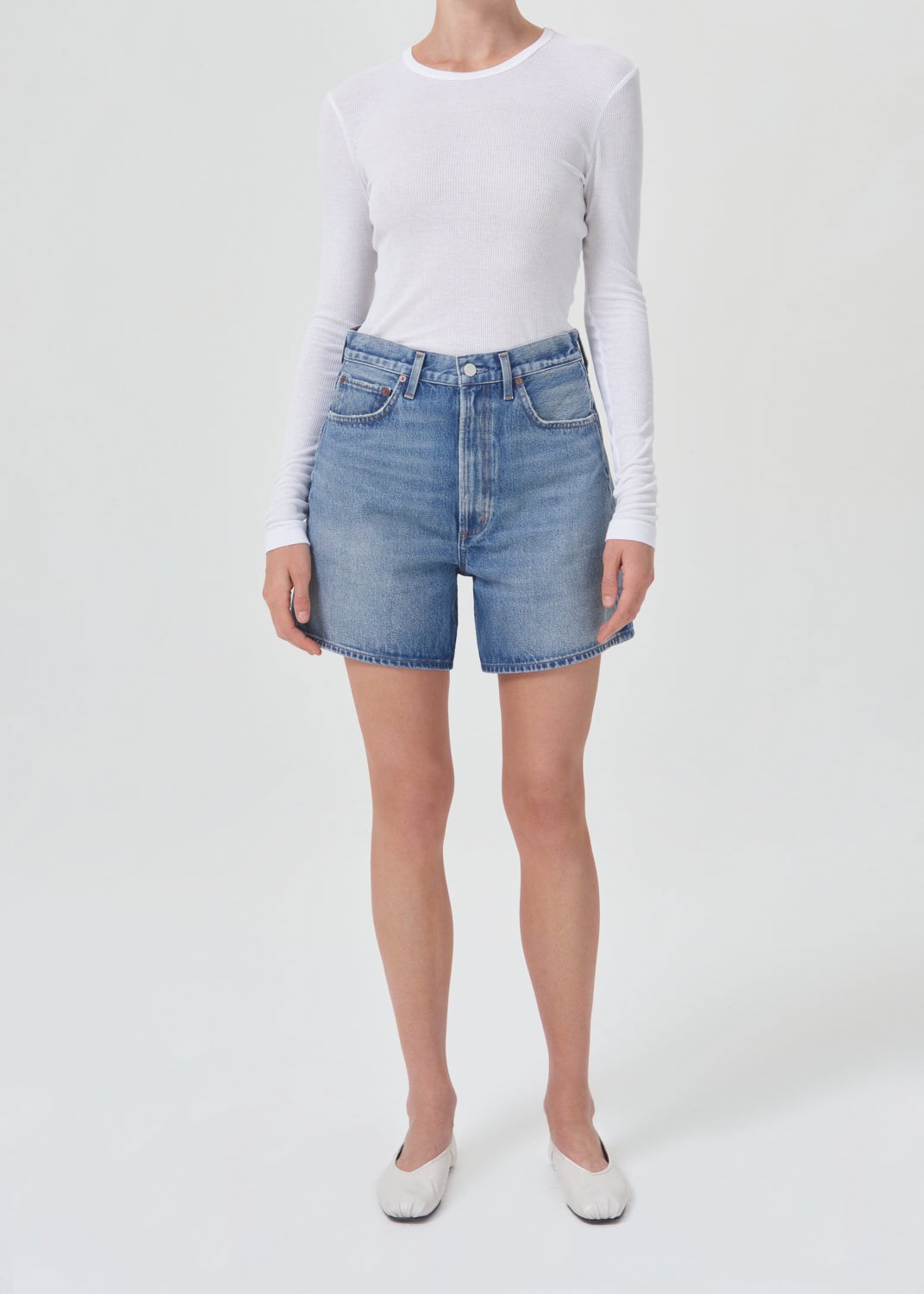 AGOLDE Shorts Fashion Cheap Online - Stella High Rise Short Womens